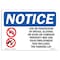 Signmission Sign, 10" H, 14" W, Rigid Plastic, NOTICE Drugs Alcohol Or Guns May End Employment Sign, Landscape OS-NS-P-1014-L-15534 - alternate 1